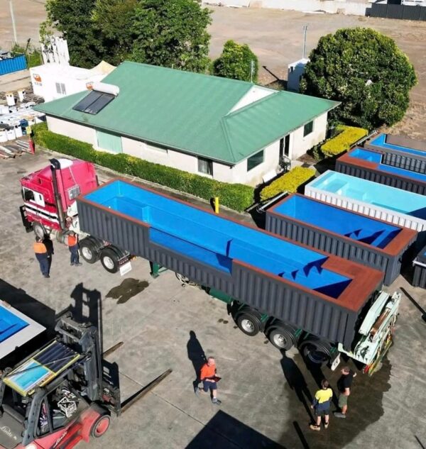 40FT Shipping Container Pools Online with Air Heater - Image 3