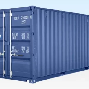 20ft Shipping Container (One Trip) Blue (RAL 5013