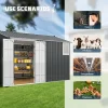 Metal Storage Shed with Double Hinged Doors - Image 2