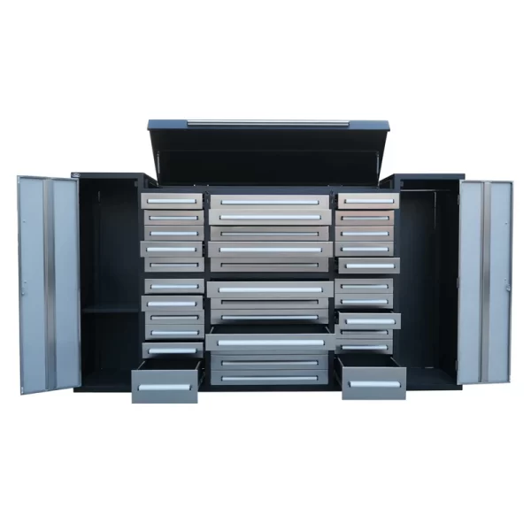 9ft Storage Cabinet 34 Drawers - Image 4